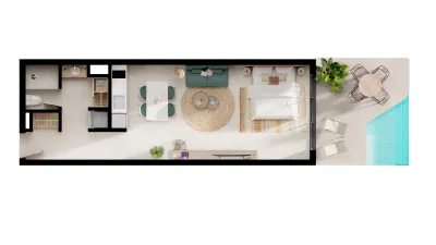 Apartasuites con Swim-Ups